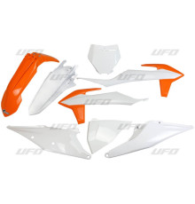 Набір пластикових деталей UFO ktm sx 125/150/250 '19-'22, sxf (sx-f) 250/350/450 '19-'22, колір oem (помаранчевий/білий) (kt522e999) (kt522e999)