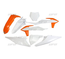 Набір пластикових деталей UFO ktm sx 125/150/250 '19-'22, sxf (sx-f) 250/350/450 '19-'22, колір oem (помаранчевий/білий) (kt522e999) (kt522e999)