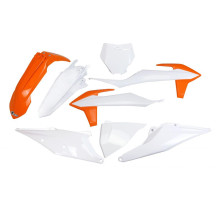 Набір пластикових деталей для  UFO ktm sx 125/150/250 '19-'22, sxf (sx-f) 250/350/450 '19-'22, колір oem '20 (помаранчевий/білий) (kt522e999x) (kt522e999x)