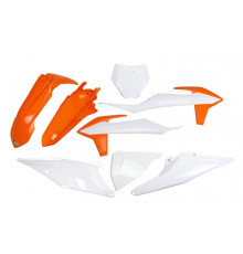 Комплект пластикових  UFO ktm sx 125/150/250 '19-'22, sxf (sx-f) 250/350/450 '19-'22 колір oem '21 (білий/помаранчевий)