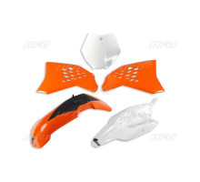 Пластиковий набір UFO ktm sx 65 12-15 колір oem (помаранчевий/білий) (kt525e999) (kt525e999)
