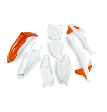 Пластиковий набір  UFO ktm sx 85 '18-'24 колір oem '20 (помаранчевий/білий) (kt519e999x) (kt519e999x)