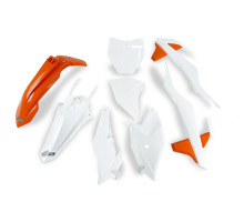 Пластиковий набір  UFO ktm sx 85 '18-'24 колір oem '20 (помаранчевий/білий) (kt519e999x) (kt519e999x)