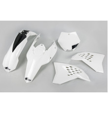 Пластиковий комплект  UFO ktm sx/sxf '07-'10, колір білий - замінює ktkit507047