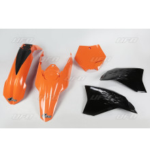Пластиковий набір UFO ktm sx/sxf '07-'10 колір oem (помаранчевий/чорний) (kt506e999) (kt506e999)