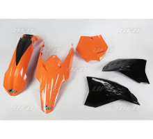 Пластиковий набір UFO ktm sx/sxf '07-'10 колір oem (помаранчевий/чорний) (kt506e999) (kt506e999)