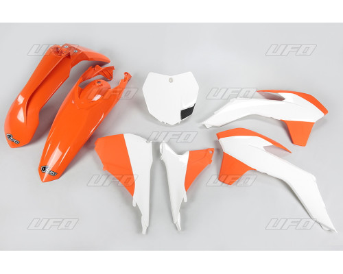 Пластиковий набір UFO ktm sx/sxf '13-'15, sx 250 '16, колір oem '15 (помаранчевий/білий) (kt515e999w) (kt515e999w)