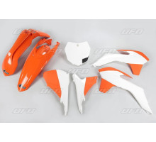 Пластиковий набір  UFO ktm sx/sxf '13-'15, sx 250 '16, колір oem '15 (помаранчевий/білий) (kt515e999w) (kt515e999w)