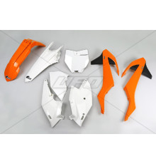Набір пластикових деталей  UFO ktm sx/sxf '16-'18 (крім sx 250 '16), колір oem '16 (помаранчевий/білий) (kt517e999) (kt517e999)