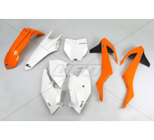 Набір пластикових деталей  UFO ktm sx/sxf '16-'18 (крім sx 250 '16), колір oem '16 (помаранчевий/білий) (kt517e999) (kt517e999)