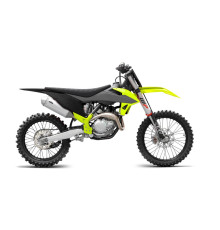 Пластиковий набір UFO ktm sx/sxf '19-'22 колір сірий / чорний / fluo жовтий (чохли для телескопів, оправи та наклейки в комплекті)