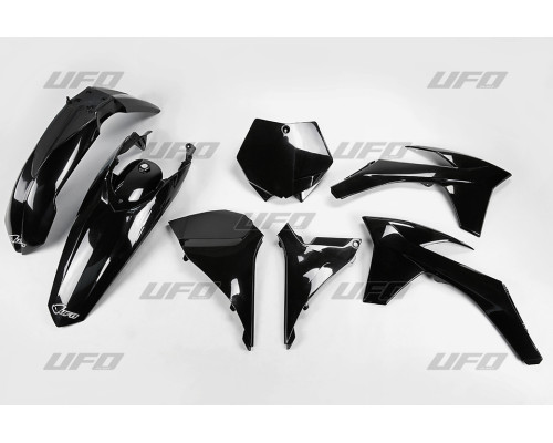 Пластиковий набір UFO ktm sxf '11-'12, sx '12, колір чорний (kt510e001)