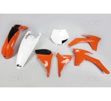 Пластиковий набір UFO ktm sxf '11-'12, sx '12, колір oem (помаранчевий/білий) (kt510e999) (kt510e999)