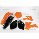 Пластиковий набір UFO ktm sx-sxf '01-'02 колір oem (помаранчевий/чорний) (kt501e999) (kt501e999)