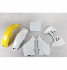 Пластиковий комплект UFO suzuki rm 125 '92 колір oem (білий/жовтий) (su397e999) (su397e999)