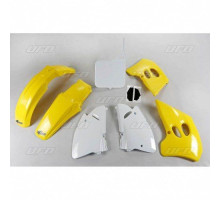 Комплект пластикових  UFO suzuki rm 125 '94-'95, rm 250 '94-'95 колір oem (жовтий/білий) (su394e999) (su394e999)