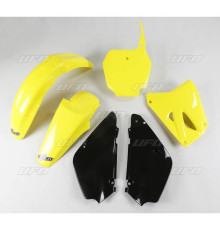 Набір пластикових деталей UFO suzuki rm 85 '00-'24 колір oem '17 (жовтий/чорний) (su405e999k) (su405e999k)