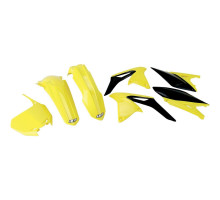 Набір пластику UFO suzuki rmz 250 '10-18 колір oem '10 (жовтий/чорний) (su411e999) (su411e999)