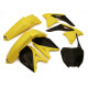 Набір пластиковий UFO suzuki rmz 250 '10-'18 колір oem '11-'12 (жовтий/чорний) (su413e999) (su413e999)