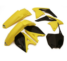 Набір пластиковий UFO suzuki rmz 250 '10-'18 колір oem '11-'12 (жовтий/чорний) (su413e999) (su413e999)