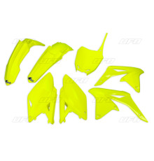 Пластиковий набір  UFO suzuki rmz 250 '10-'18, fluoресцентний жовтий (su416dflu)