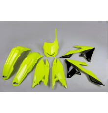 Набір пластикових  UFO suzuki rmz 250 '19-'25, rmz 450 '18-'25 fluo жовтий (su418dflu)