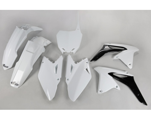Пластиковий комплект UFO suzuki rmz 450 '08-17 колір білий (su409e041) - замінює sukit410041