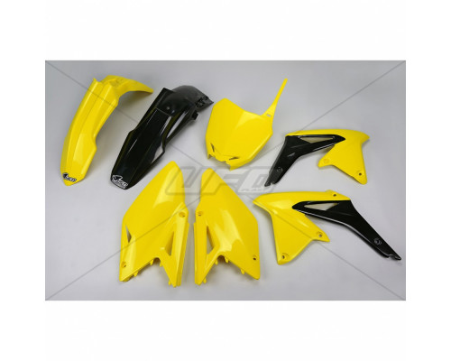 Набір пластикових обвісів suzuki rmz 450 '08-17 колір oem '16 (жовтий/чорний) (su417e999) (su417e999)