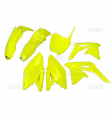 Пластиковий комплект  UFO suzuki rmz 450 '08-17 fluo жовтий (su417dflu)