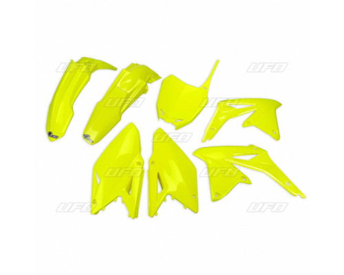 Пластиковий комплект UFO suzuki rmz 450 '08-17 fluo жовтий (su417dflu)