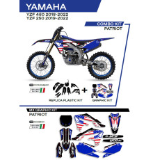 Набір пластикових обвісів yakit321001 плюс набір наклейок YAMAHA yzf 250 '19-'22