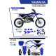 Набір пластику UFO yakit324999 плюс набір наклейок YAMAHA yz 125/250 '22 в комплекті передня панель (ya04860) та накладки на амортизатори (ya04814) колір stokes oem (синій/чорний/білий) - роз