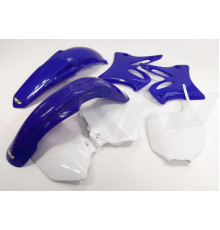 Набір пластикових деталей UFO YAMAHA yz 125 / 250 '02-'05 колір oem (білий/синій) (ya301e999) (ya301e999)