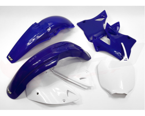 Набір пластикових обвісів YAMAHA yz 125 '00-'01, yz 250 '00-'01 колір oem (білий/синій) (ya300e999) (ya300e999)