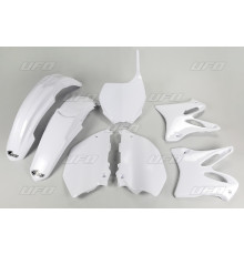 Пластиковий комплект UFO YAMAHA yz 125 '06-'14, yz 250 '06-'14 колір білий (ya302e046) (ya302e046)
