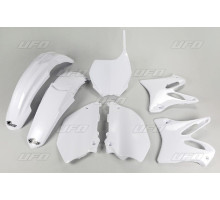 Пластиковий комплект UFO YAMAHA yz 125 '06-'14, yz 250 '06-'14 колір білий (ya302e046) (ya302e046)