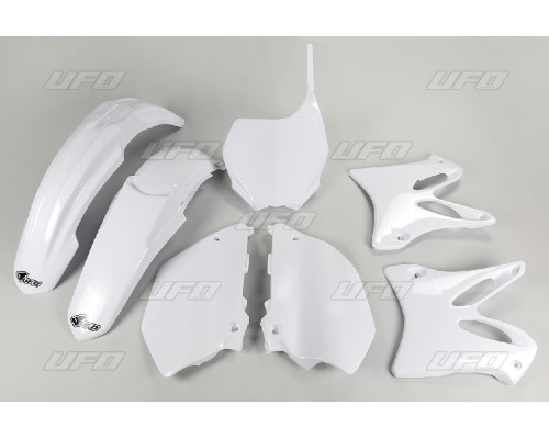 Пластиковий комплект UFO YAMAHA yz 125 '06-'14, yz 250 '06-'14 колір білий (ya302e046) (ya302e046)