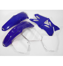 Набір пластикових обвісів YAMAHA yz 125 '06-'14, yz 250 '06-'14 колір oem '06-12 (білий/синій) (ya302e999) (ya302e999)