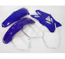 Набір пластикових обвісів YAMAHA yz 125 '06-'14, yz 250 '06-'14 колір oem '06-12 (білий/синій) (ya302e999) (ya302e999)