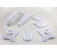 Пластиковий набір UFO YAMAHA yz 125 '15-'21, yz 250 '15-'21 колір білий (ya319e046) (ya319e046)