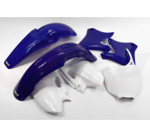 Набір пластикових обвісів YAMAHA yzf 250 '01-'02 колір oem (білий/синій) (ya303e999) (ya303e999)