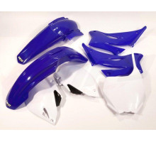 Набір пластикових обвісів YAMAHA yzf 250 '06-'09, yzf 450 '06-'09 колір oem (білий/синій) (ya305e999) (ya305e999)
