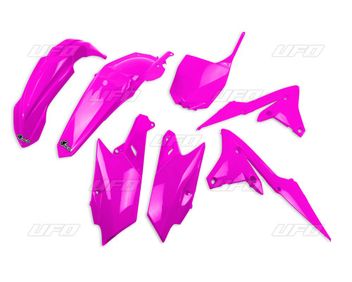 Набір пластикових обвісів YAMAHA yzf 250 '14-'18, yzf 450 '14-'17 колір рожевий flow (ya318p)