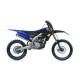 Пластиковий набір для UFO YAMAHA yzf 250 '19-'23, yzf 450 '18-'22 чорний / синій (чохли для телескопів та наклейки в комплекті)
