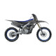 Пластиковий набір для UFO YAMAHA yzf 250 '19-'23, yzf 450 '18-'22 сірий (чохли для телескопів та наклейки в комплекті)