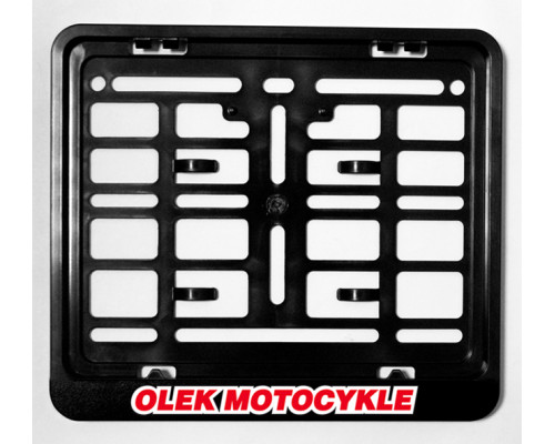 Biketec промо номерний знак рамка мотоцикл/мотоцикл колір чорний з логотипом olek motorbikes