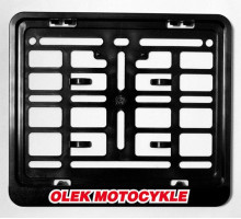 Biketec промо скутер / номерний знак на скутер колір рами чорний з логотипом olek motorbikes