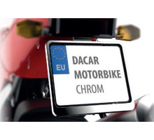 Biketec номерний знак рамка мотоцикл/мотоцикл колір хром (48730) (48730)