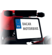 Тримач номерного знаку biketec на мотоцикл/мотоцикл колір чорний (48723)