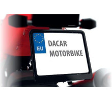 Тримач номерного знаку biketec на мотоцикл/мотоцикл колір чорний (48723)